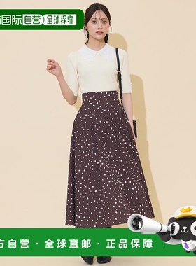 1h可退 日本直邮WILLSELECTION 女装 波点印花宽松长裙 半身裙 20