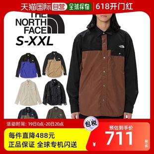 NORTH 衬衫 日本直邮THE FACE Nuptse 户外防紫外线防水露营休