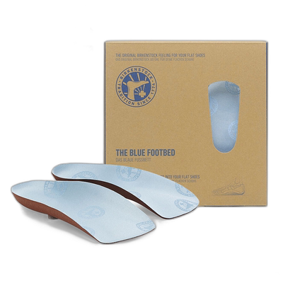 日本直邮Birkenstock 男士/女士鞋垫 Blue Footbed  BKS-1025934