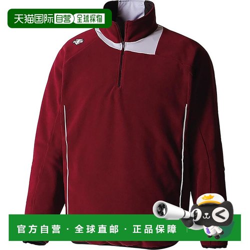 【日本直邮】迪桑特棒球抓绒半拉链羊毛夹克 DBX-2460C 男款 D-En