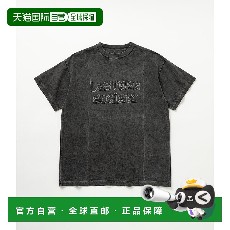 1h可退 日本直邮LASTMAN 男士 PATCHED TEE SHIRTS SOCIETY 半袖T