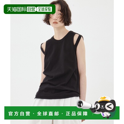1h可退 日本直邮CINOH女装夏日全棉立体剪裁RINGER坦克背心 12532