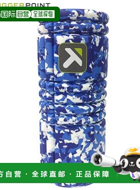 日本直邮Trigger Point Grid 泡沫滚轴 蓝色迷彩 长度 33cm 标准