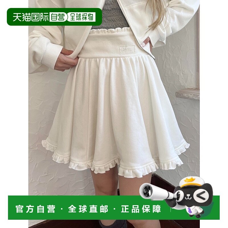 1h可退 日本直邮PHILLY 女装 秋冬新款 蕾丝边休闲短裙 PWC25AW02