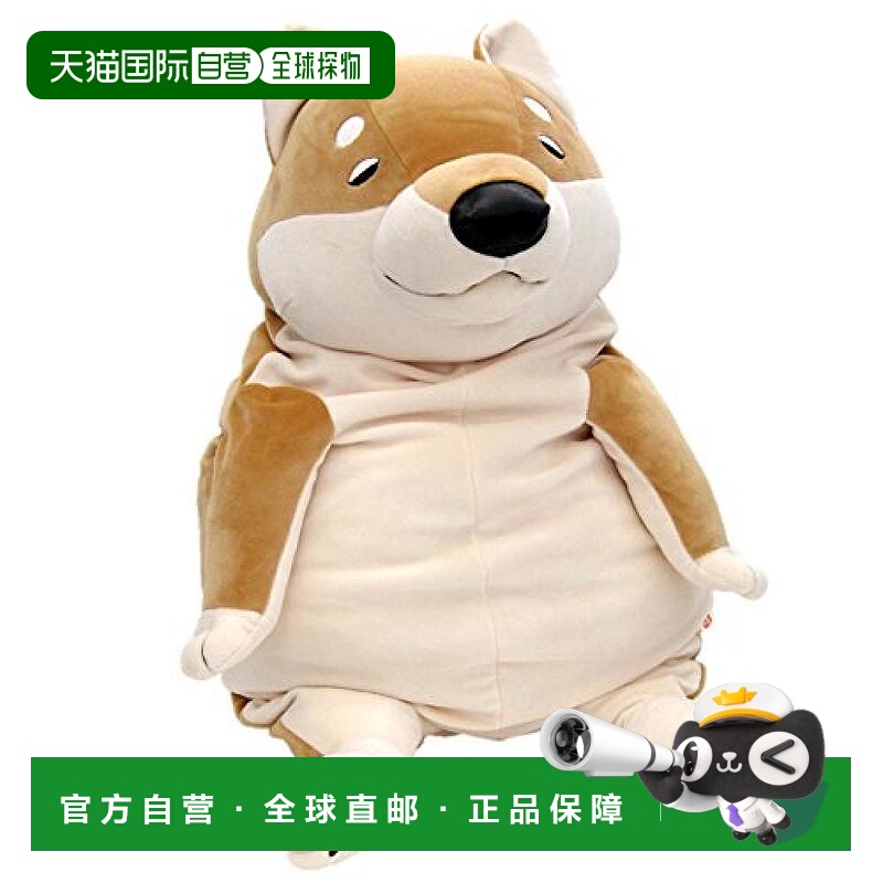 【日本直邮】SHINADA GLOBAL软萌小狗毛绒公仔红色 柴犬XL MOIN-0