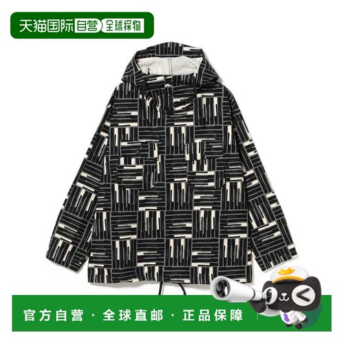 日本直邮Engineered Garments 男士 全棉印花衬衫式连帽外套 3818