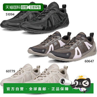 日本直邮ecco Biom Lite 女士运动鞋 系带鞋 黑色 灰色 棕色 8024
