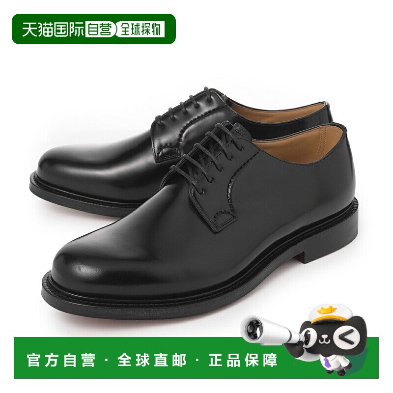 日本直邮Church's Wingtip Shoes 德比鞋 黑色 男士 eeb001 9xv f