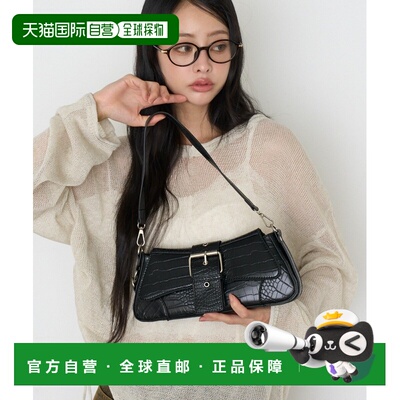 日本直邮RAY CASSIN 女士 buckle扣带斜挎包 RCN1062112A0003