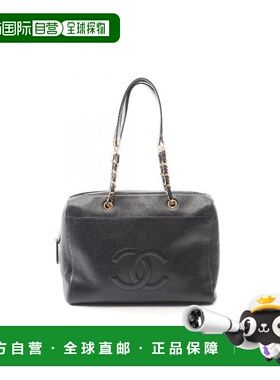 日本直邮中古Chanel香奈儿女包B级9新Boston bag波士顿包托特包