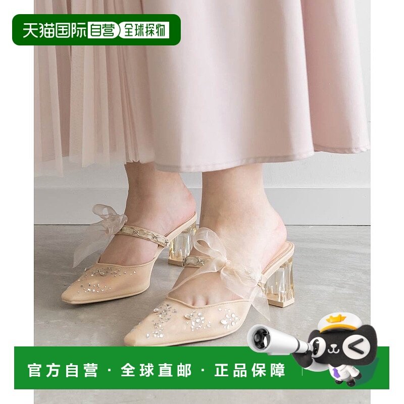 日本直邮RANDA 2WAY 透明薄纱女鞋 RA041BW14239
