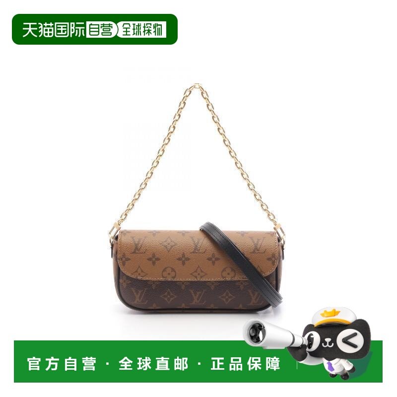 日本直邮中古LV路易威登女包A级95新ivyivy涂层/防水帆布手提包棕,箱包皮具/热销女包/男包,通用款女包,淘宝优惠券,粉丝福利购,淘宝优惠卷