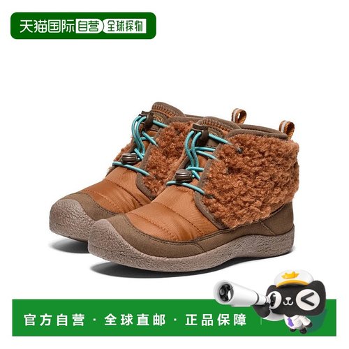 日本直邮KEEN-敏锐的（儿童）初中大孩子Hauser II Chukka防水冬1