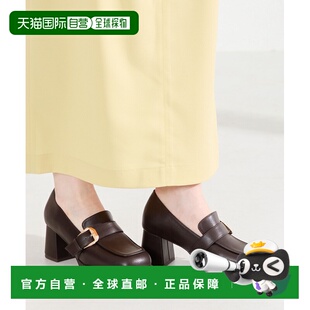 1h可退 日本直邮Oriental Traffic 女士 厚底方头搭扣乐福鞋 6110