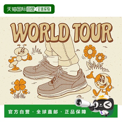 日本直邮Rockport 男士 WORLD TOUR CLASSIC 运动鞋休闲徒步旅行