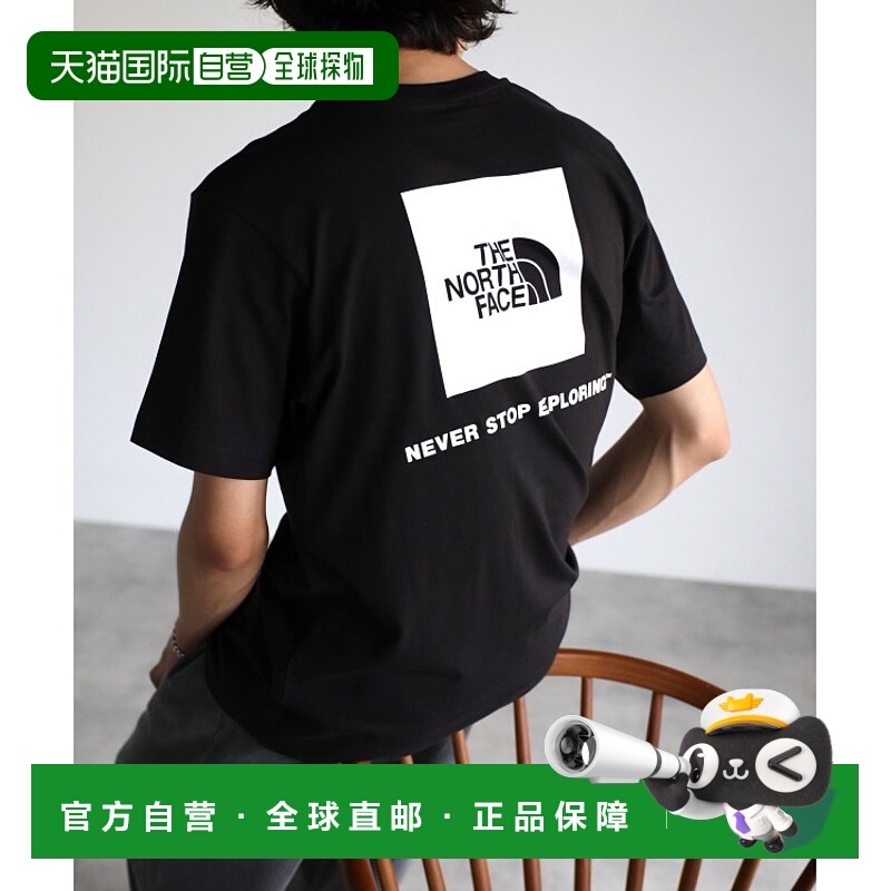 1h可退 日本直邮THE NORTH FACE COTTON NSE BOX LOGO TEE 纯棉T