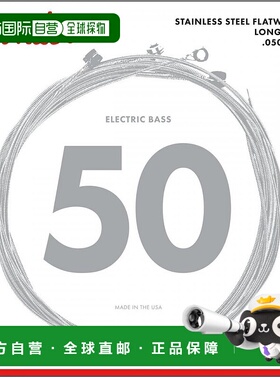 【日本直邮】芬达 电贝司琴弦 不锈钢9050's Flatwound9050ML 050