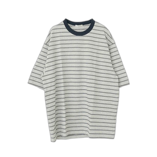 日本直邮231-60108 Universal Products. MULTI BORDER S S T-SHT