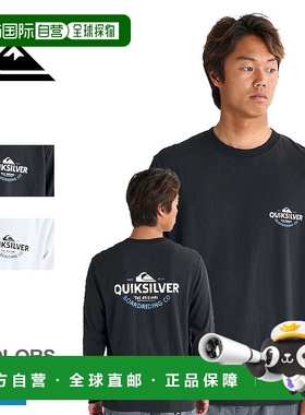 日本直邮Quiksilver 男士长袖T恤 QUIKSILVER TYPED OUT LT QLT25