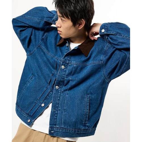 日本直邮官方授权 FREAK'S STORE 撞色牛仔夹克 【付后1h可退】