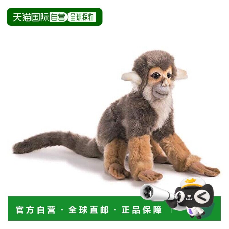 日本直邮Hansa玩具布偶精巧猴子型毛绒玩具可爱卡通柔软