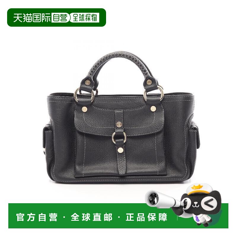 日本直邮中古二奢Celine赛琳女包A级95新boogie bag凯旋门牛皮手图片