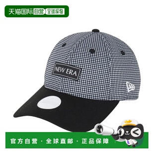 日本直邮NEW ERA 抗菌高尔夫9TWENTY长帽舌猎犬格纹帽 [14391251]