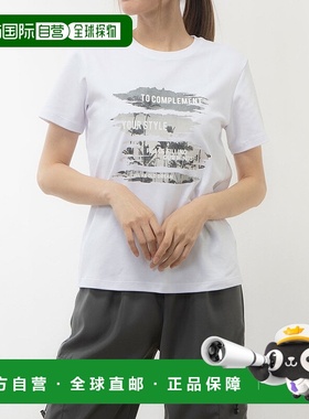 日本直邮TIGORA 女士半袖CVC平滑T恤 TI1866EW18488 蓝色T恤