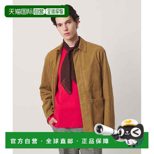 日本直邮UNITED ARROWS 男士 仿麂皮风工装连体外【付后1h可退】