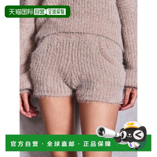 日本直邮GYDA 女装 亮片毛绒质感短裤 0726507056 【付后1h可退】