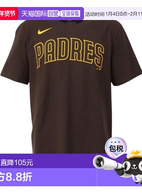 日本直邮MLB 圣地亚哥教士队文字标志纯棉短袖T恤 [N19920QPYP0U5