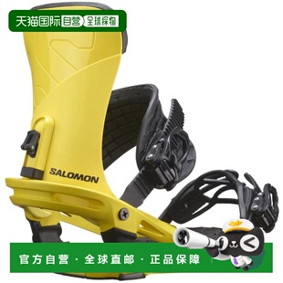 日本直邮SALOMON 23 - 24 TRIGGER 雪板固定器 活力黄（男款）