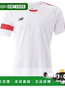 日本直邮New Balance 少年运动衬衫 JJTF0489-WRD 白红