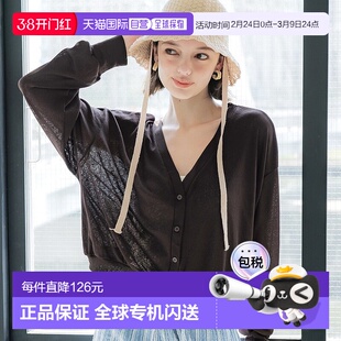 日本直邮coca 丝质乔其纱开衫 [CO4289EW013714]上衣背心