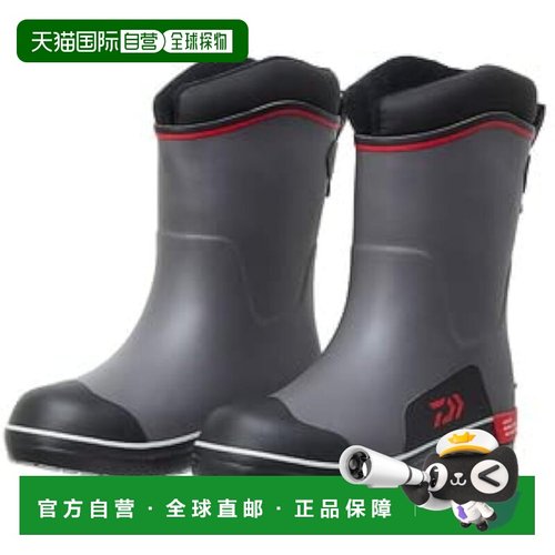 【日本直邮】达亿瓦 钓鱼雨靴 高弹性特防滑 WD-2402 深灰色