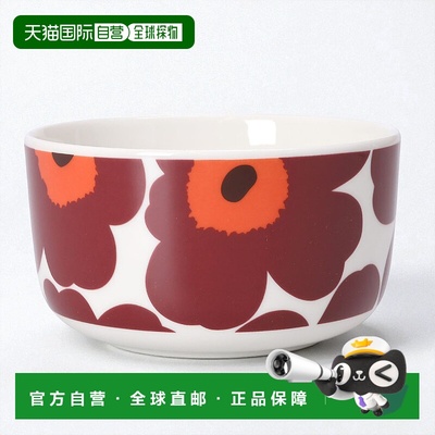 日本直邮Marimekko OIVA UNIKKO 沙拉甜点碗500毫升深盘厨房用碗