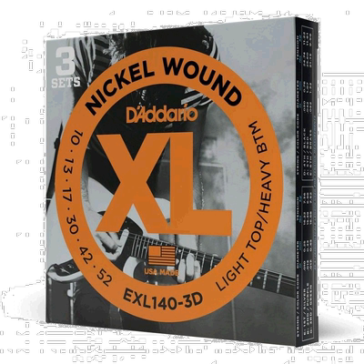 自营｜达达里奥电吉他弦镍L 0.010 - 0.052 EXL140-3D