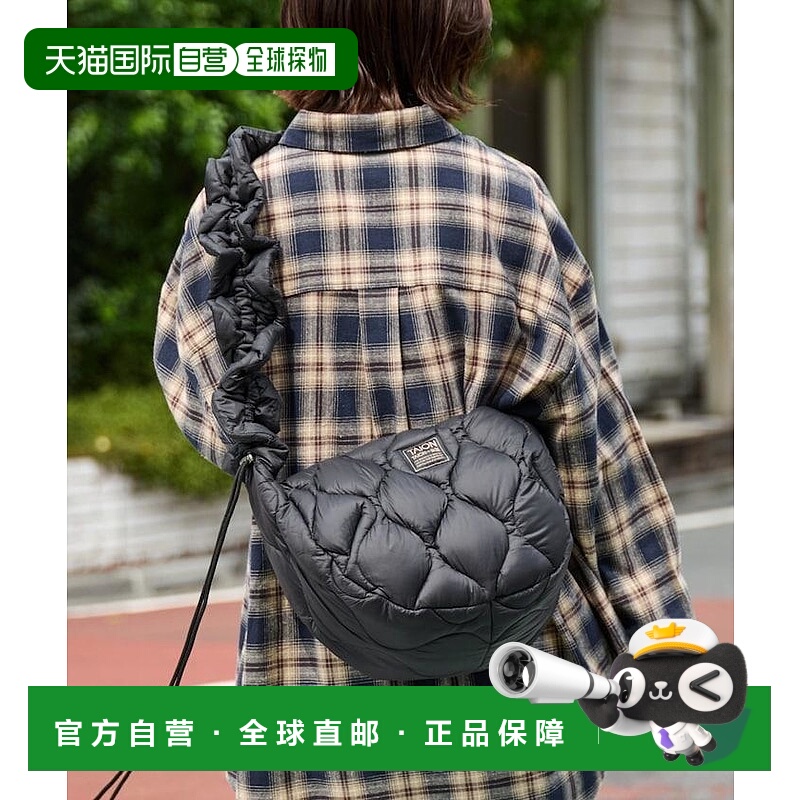 1h可退 日本直邮TAION 女士联名褶皱感轻便绗缝单肩包 1369371000