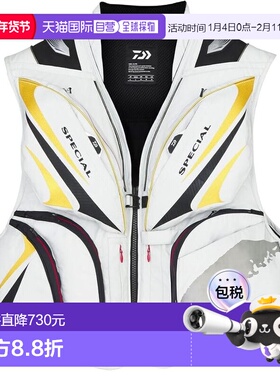【日本直邮】达亿瓦DV-1124F 浅灰色钓鱼背心 M码