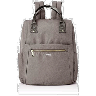 阿耐洛Anello女士防水双肩背包 10口袋 GL GTC4131浅灰色双肩包