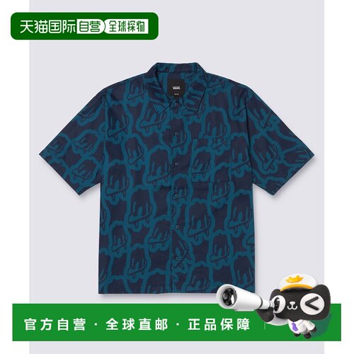 日本直邮VANS x RAREBIRTH联名 男女同款 雷射印花牛仔风衬衫 VN0