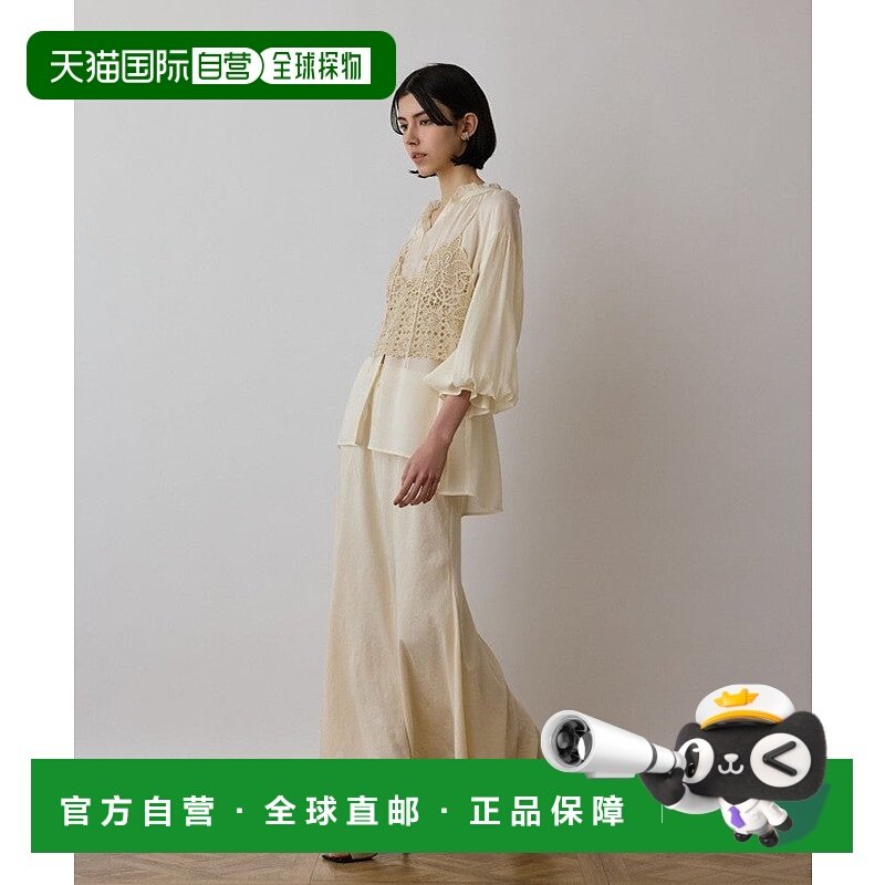 日本直邮GRACE CONTINENTAL 带竞赛背心的卡弗坦衬衫 [GR9467EW01