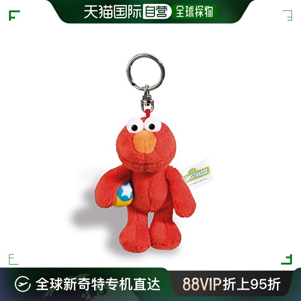 【日本直邮】NICI 钥匙扣41961 SESAME STREET BB Elmo10㎝ 30419 服饰配件/皮带/帽子/围巾 钥匙扣 原图主图