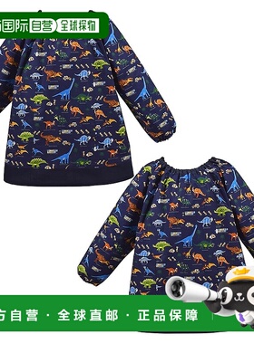 【日本直邮】CCS 风格罩衫 100-110cm 发现恐龙大陆 蓝色 2枚 N11
