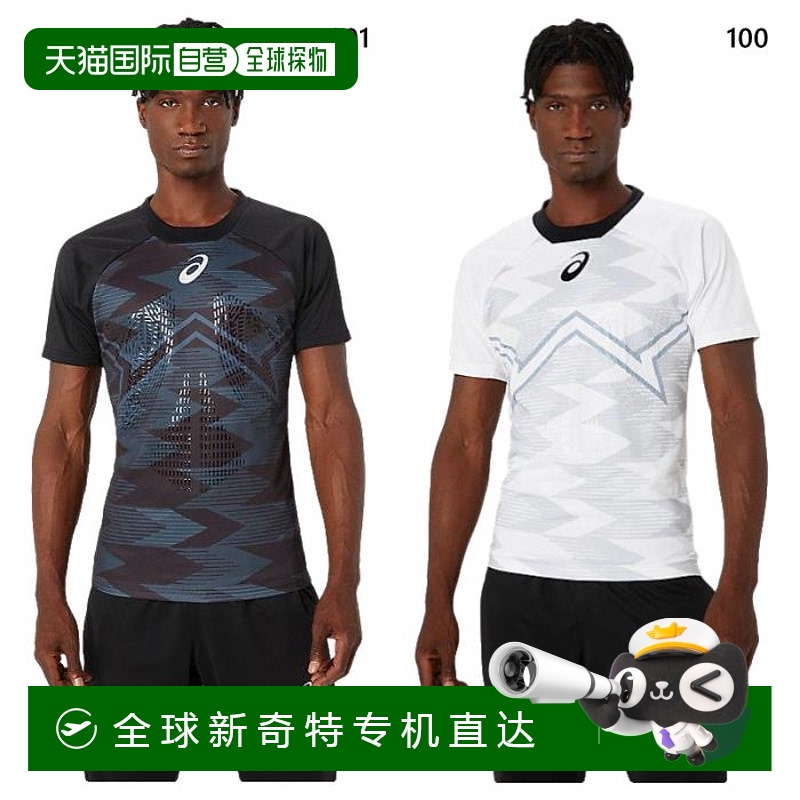 日本直邮Asics/亚瑟士 男士橄榄球服短袖衬衫训练练习 asics 2111