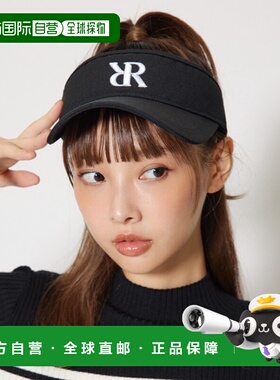 1h可退 日本直邮RIENDA GOLF 女装 RR logo缎带可拆卸 太阳帽  11