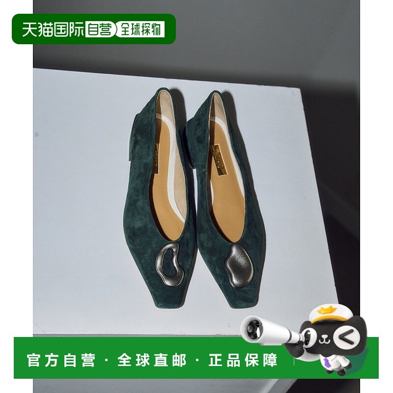 1h可退 日本直邮GRISE女装艺术装饰不对称平底鞋 25192826516430