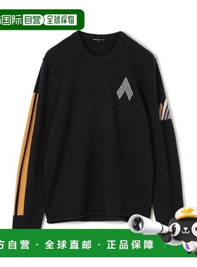 1h可退 日本直邮TOMORROWLAND 回收羊绒图案圆领套头毛衣 MRBC342