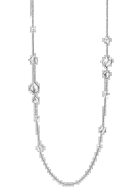 日潮跑腿MIKIMOTO御木本Akoya珍珠银质项链玫瑰花瓣简约设计