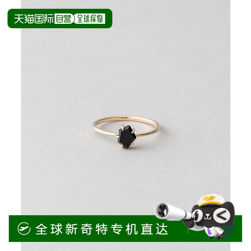 1h可退 日本直邮Jouete 女士K10金黑玛瑙层叠戒指 032534